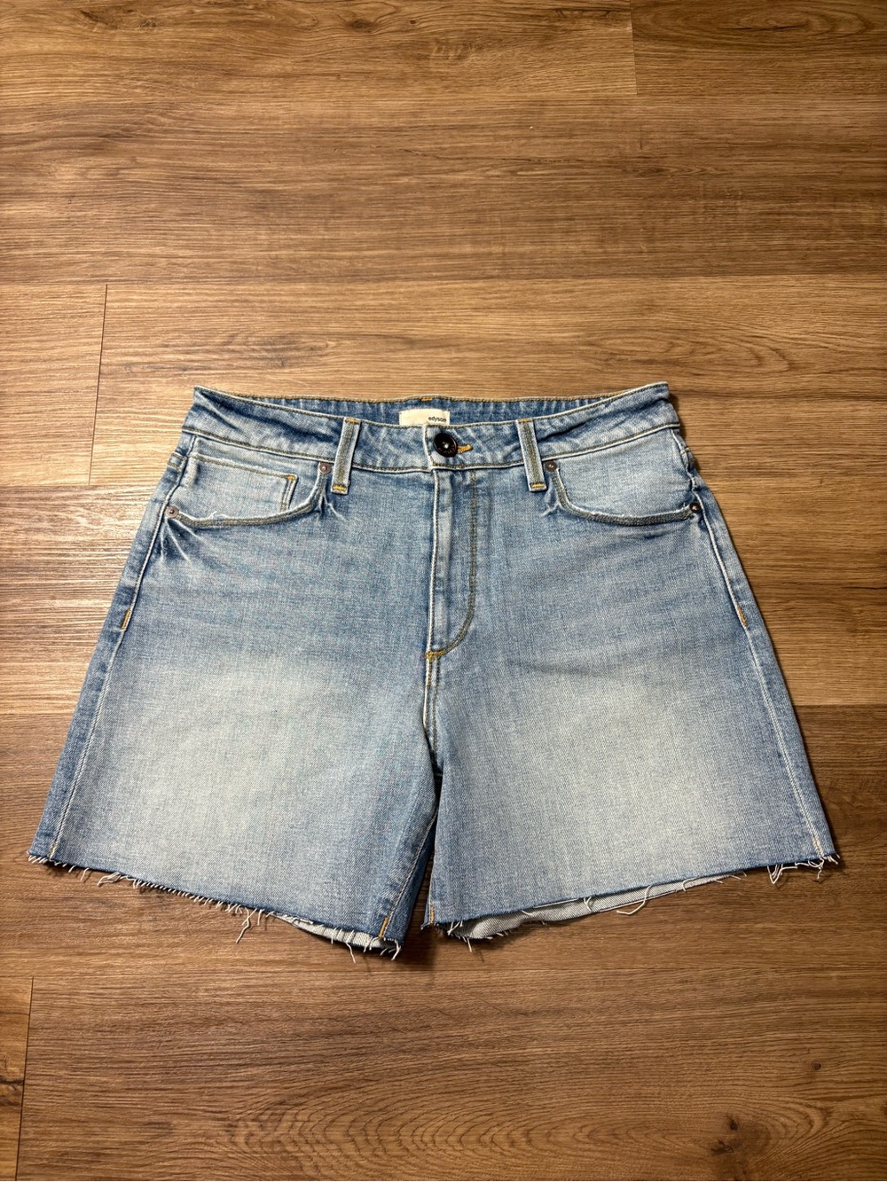 NWT Edyson Walter High Rise Denim Shorts Size 26